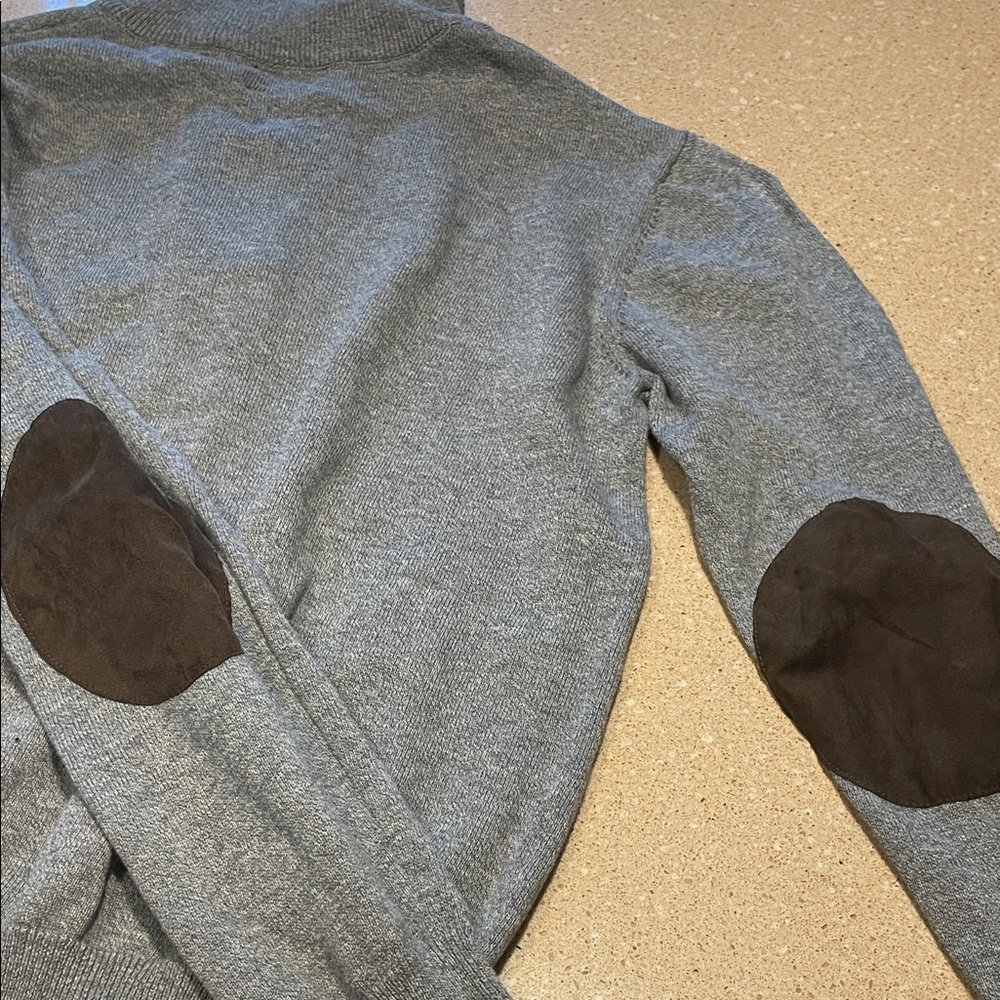 THE Ohio State University-Gray Zip-Up Sweater with Red Accent by M-M - Picture 8 of 13